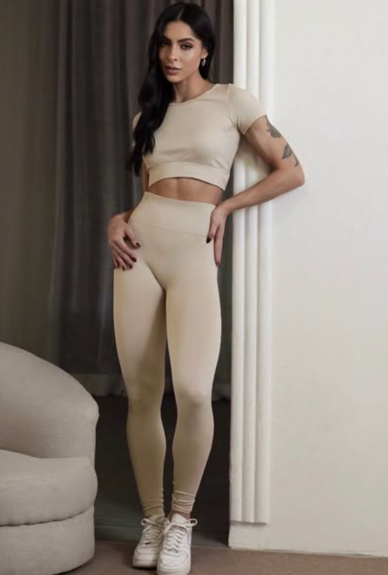 Conjunto Fitness Nude